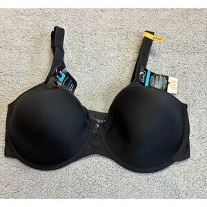 Bali Underwire Bra One Smooth U Ultra Light DF3439 Size 40DD,Black. New With Tag